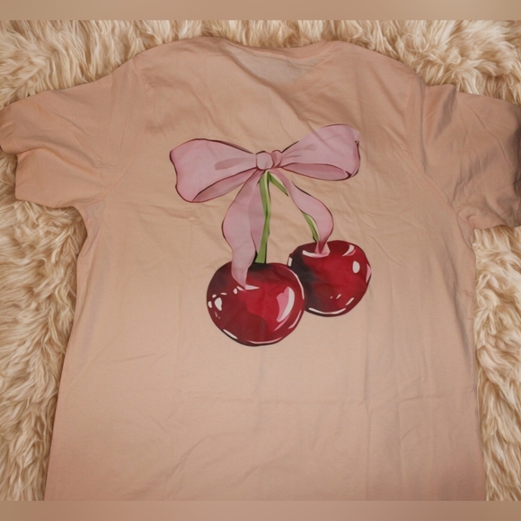 Cherry Charm Tee | Sweetheart Edition - Blush Charm - Picture 3 of 4
